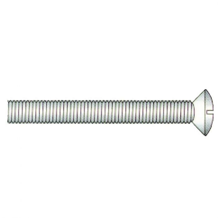 Spare and Square Home Miscellaneous Jegs Pack Of 100 25mm Slotted Screws Nickel JF082 - Buy Direct from Spare and Square
