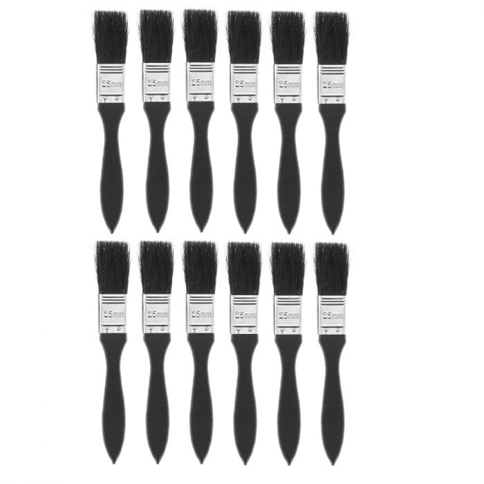 Spare and Square Home Miscellaneous Jegs Pk 12 25mm 1 Inch Paint BrushES JL221P - Buy Direct from Spare and Square