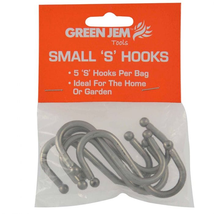 Spare and Square Home Miscellaneous Jegs Pk5 S Hooks Small GJ774S - Buy Direct from Spare and Square