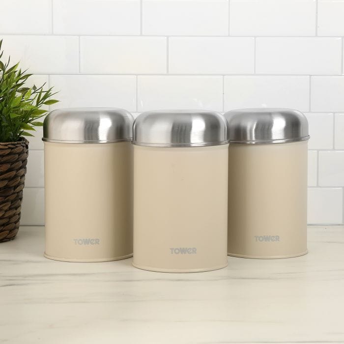 Spare and Square Home Miscellaneous Tower Infinity Stone Storage Cannisters (Set Of 3) T826101PEB - Buy Direct from Spare and Square