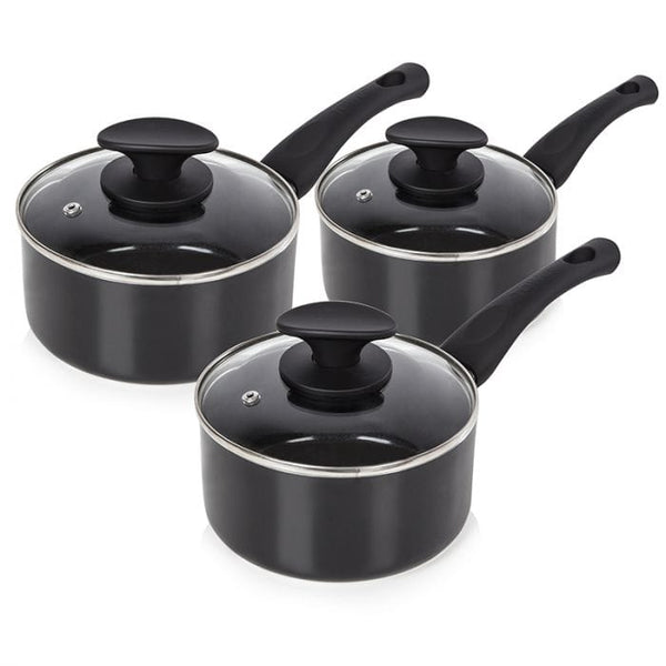 Spare and Square Home Miscellaneous Tower Saucepans - Set Of 3 T81507 - Buy Direct from Spare and Square