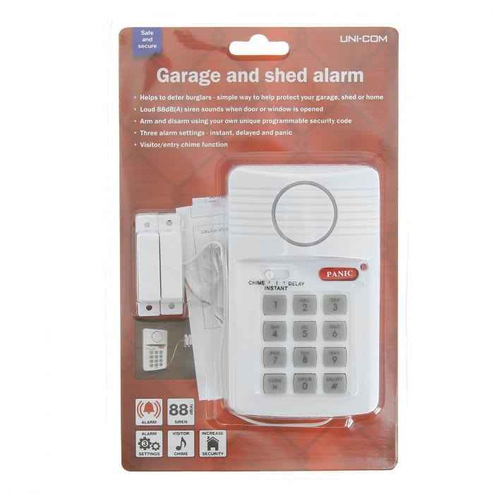 Spare and Square Home Miscellaneous Uni Com Garage & Shed Alarm - Battery Operated 65555 - Buy Direct from Spare and Square