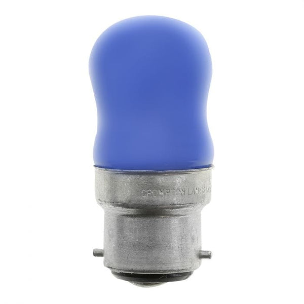 Spare and Square Light Bulb Crompton 15W BC Pygmy Bulb - Blue JD032 - Buy Direct from Spare and Square