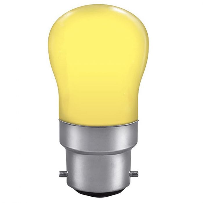 Spare and Square Light Bulb Crompton 15W BC Pygmy Bulb - Yellow JD036 - Buy Direct from Spare and Square