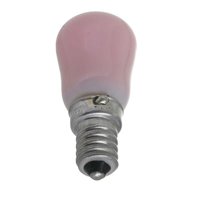 Spare and Square Light Bulb Crompton 15W SES Pygmy Bulb - Pink JD031P - Buy Direct from Spare and Square