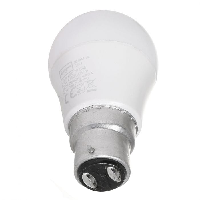 Spare and Square Light Bulb Crompton LED 5.5W Round Thermal Bulb - BC JD5154DL - Buy Direct from Spare and Square