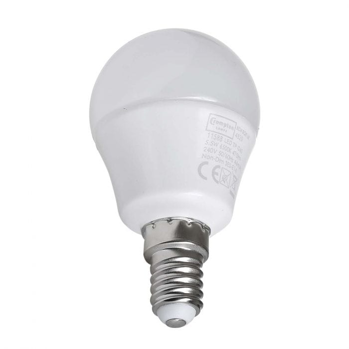 Spare and Square Light Bulb Crompton LED 5.5W Round Thermal Bulb - SES JD5157DL - Buy Direct from Spare and Square