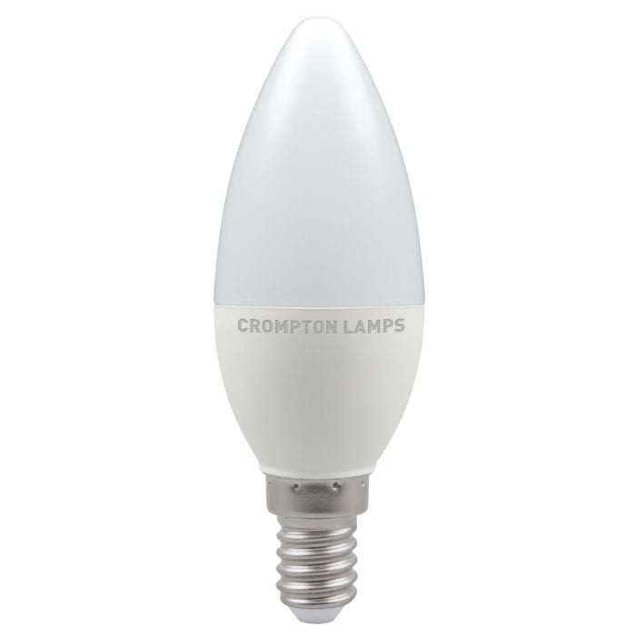 Spare and Square Light Bulb Crompton LED Candle Thermal Bulb - SES - 5.5W - Warm White JD5153WW - Buy Direct from Spare and Square