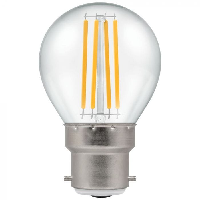 Spare and Square Light Bulb Crompton LED Round Filament Bulb - 6.5W - BC JD12790 - Buy Direct from Spare and Square