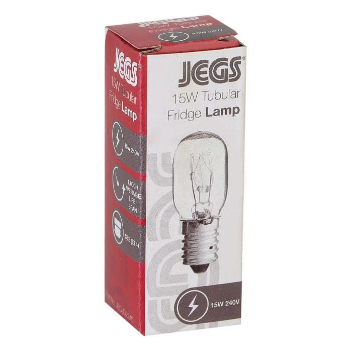 Spare and Square Light Bulb Fridge Freezer Tubular Lamp Bulb - 15W SES JD2240 - Buy Direct from Spare and Square