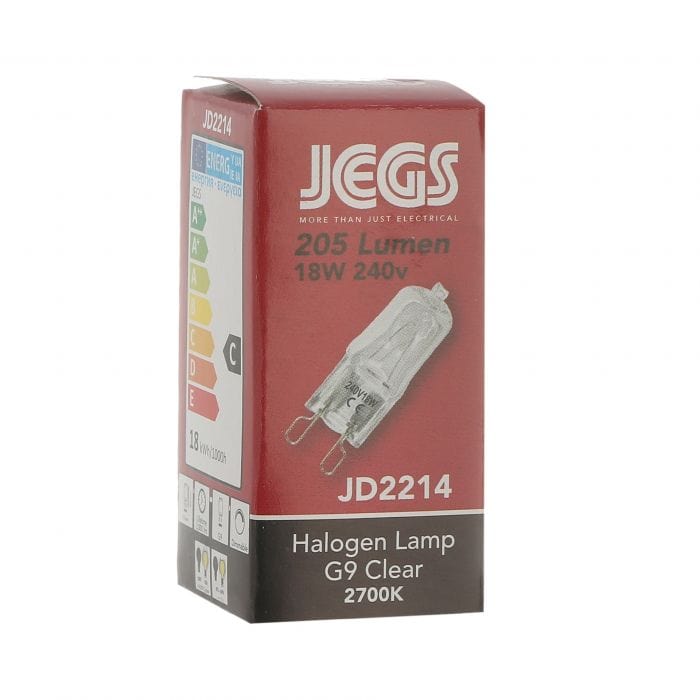 Spare and Square Light Bulb Jegs Cooker Oven Halogen Capsule Lamp - G9 - 18W JD2214 - Buy Direct from Spare and Square