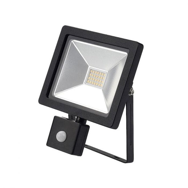 Spare and Square Lighting Lyveco 20W Led Slim Floodlight With Pir Black JE2035BK - Buy Direct from Spare and Square
