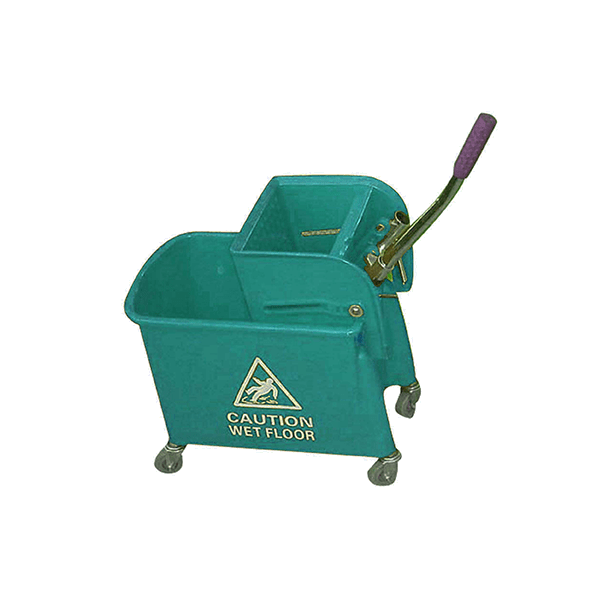Spare and Square Mop Bucket Green Rapid' 17L Mopping System - Colour Coded MC068G - Buy Direct from Spare and Square