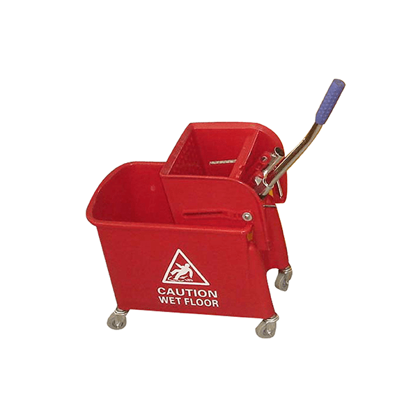 Spare and Square Mop Bucket Red Rapid' 17L Mopping System - Colour Coded MC068R - Buy Direct from Spare and Square