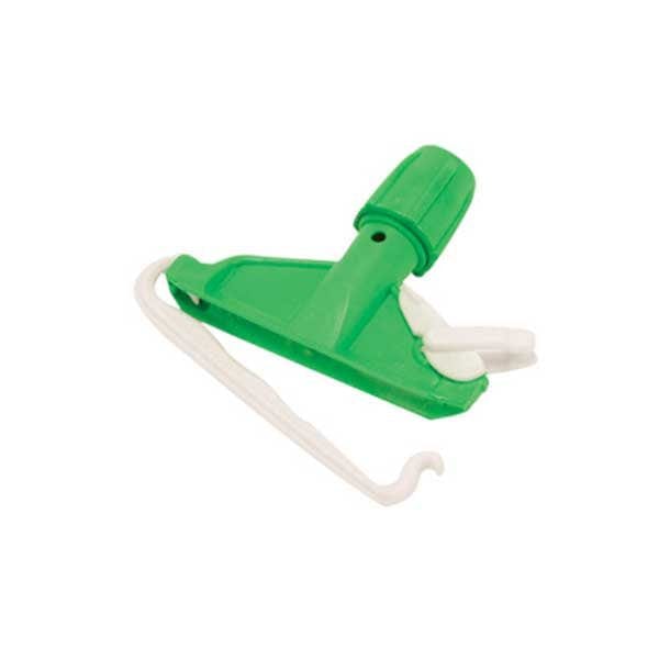 Spare and Square Mop Handles Green Plastic Kentucky Mop Holder - Colour Coded KHPG - Buy Direct from Spare and Square