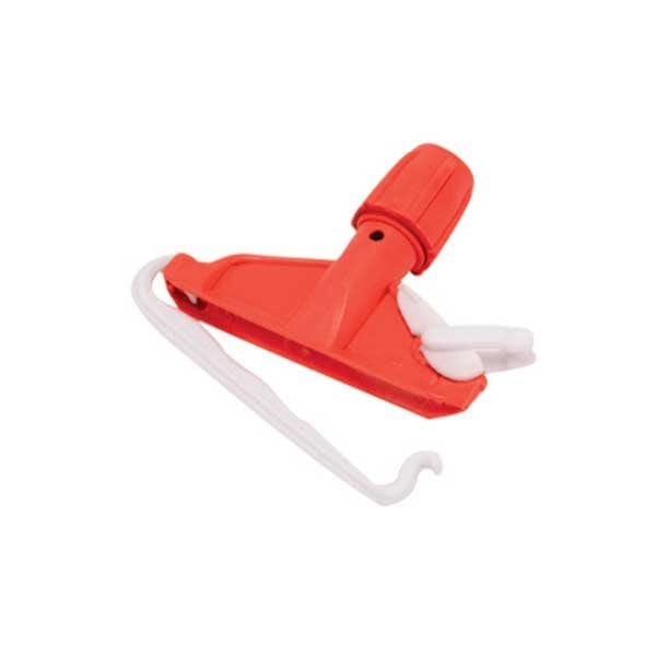 Spare and Square Mop Handles Red Plastic Kentucky Mop Holder - Colour Coded KHPR - Buy Direct from Spare and Square