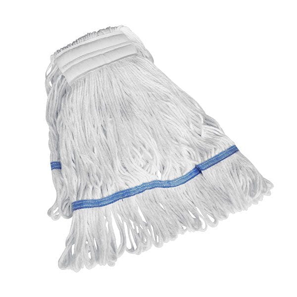 Spare and Square Mops Blue Optima Hygiene Kentucky Mop - 450g - Colour Coded KHY45B - Buy Direct from Spare and Square