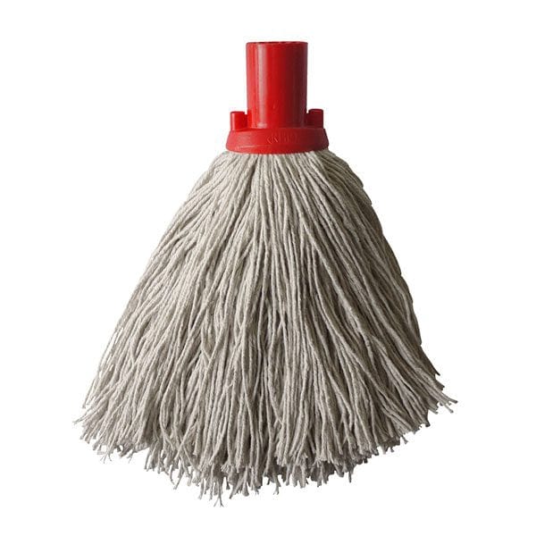 Spare and Square Mops Red / 235g ‘RHP’ Twine Socket Mop Head - 185g/235g - Colour Coded HXCY25R - Buy Direct from Spare and Square
