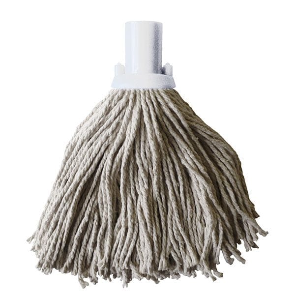 Spare and Square Mops White PY Socket Mop Head - 185g - Colour Coded HXPY20W - Buy Direct from Spare and Square