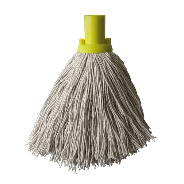 Spare and Square Mops Yellow / 235g ‘RHP’ Twine Socket Mop Head - 185g/235g - Colour Coded HXCY25Y - Buy Direct from Spare and Square