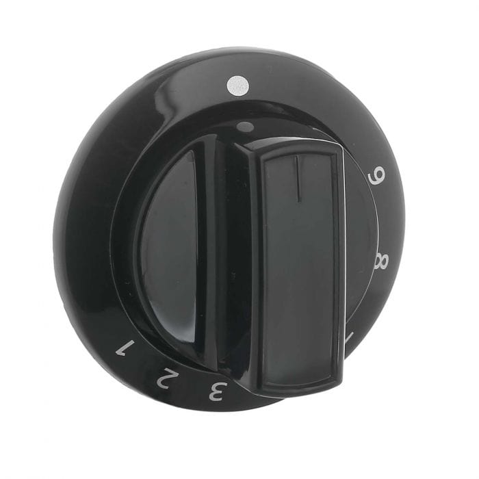 Spare and Square Oven Spares Beko Cooker Main Oven Control Knob - Black BE250315276 - Buy Direct from Spare and Square