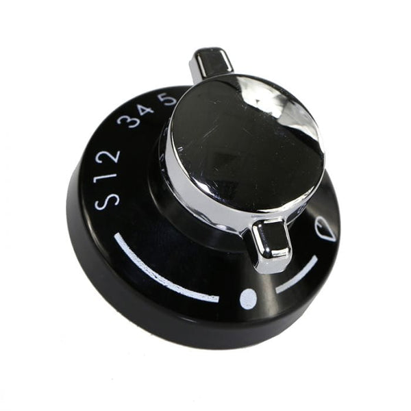 Spare and Square Oven Spares Cooker Control Knob - Main Oven - Black/Silver 081880364 - Buy Direct from Spare and Square