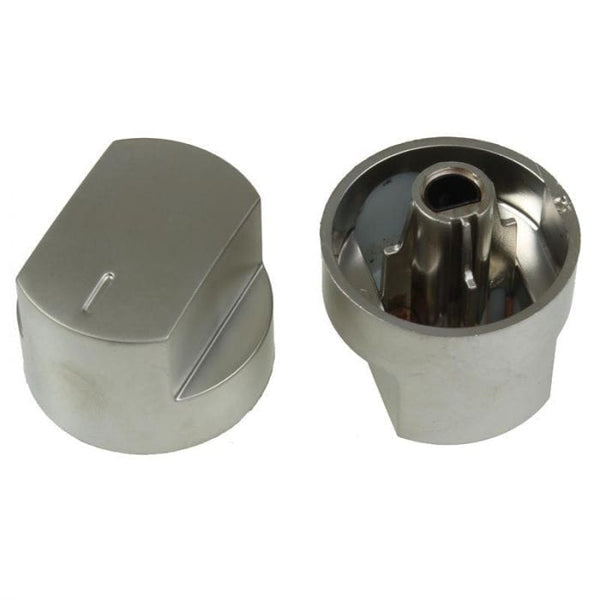 Spare and Square Oven Spares Cooker Control Knob - Silver (Pack Of 2) 013874100 - Buy Direct from Spare and Square