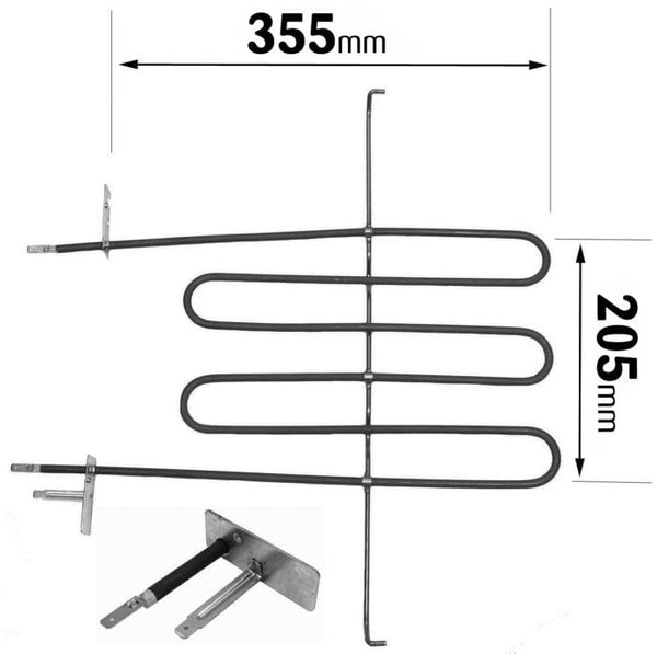 Spare and Square Oven Spares Cooker Grill Element - 2250 Watt - C00082732 ELE2155 - Buy Direct from Spare and Square