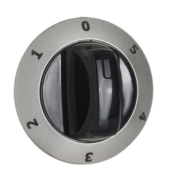 Spare and Square Oven Spares Cooker Hob Control Knob - Silver/Black 3491009837 - Buy Direct from Spare and Square