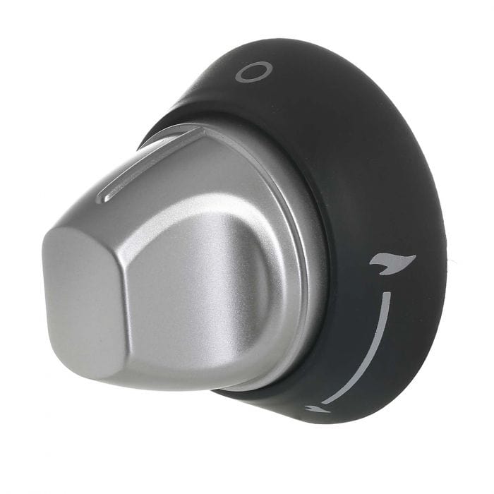 Spare and Square Oven Spares Cooker Hob & Grill Control Knob - Silver & Black C00229951 - Buy Direct from Spare and Square