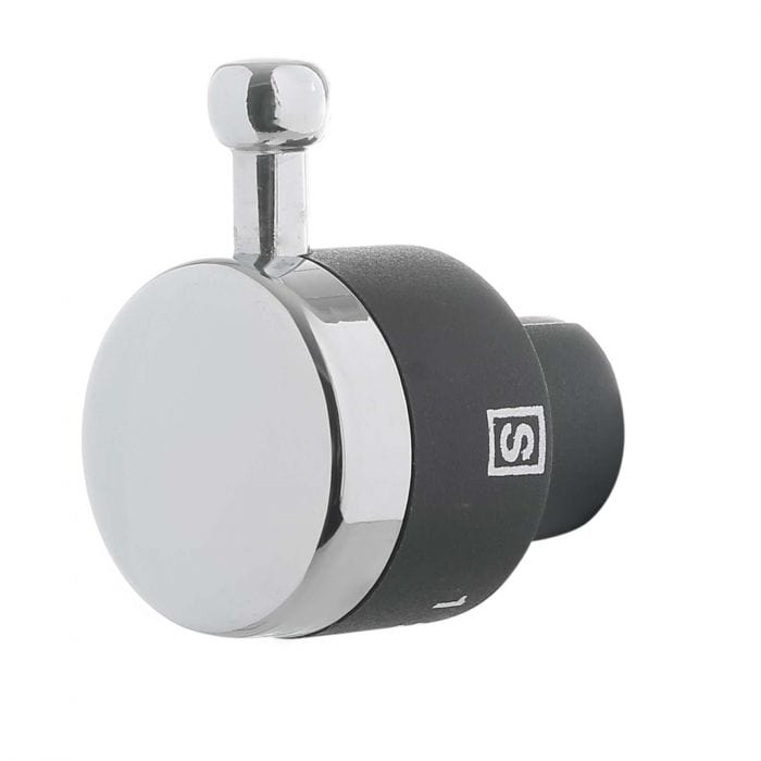 Spare and Square Oven Spares Cooker Main Oven Control Knob - Black & Chrome P026563 - Buy Direct from Spare and Square