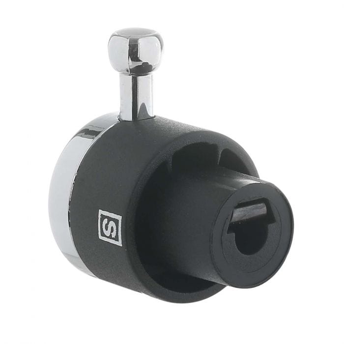 Spare and Square Oven Spares Cooker Main Oven Control Knob - Black & Chrome P026563 - Buy Direct from Spare and Square