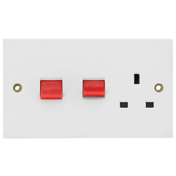 Spare and Square Oven Spares Jegs Cooker Switch & Socket - 45A JF788 - Buy Direct from Spare and Square