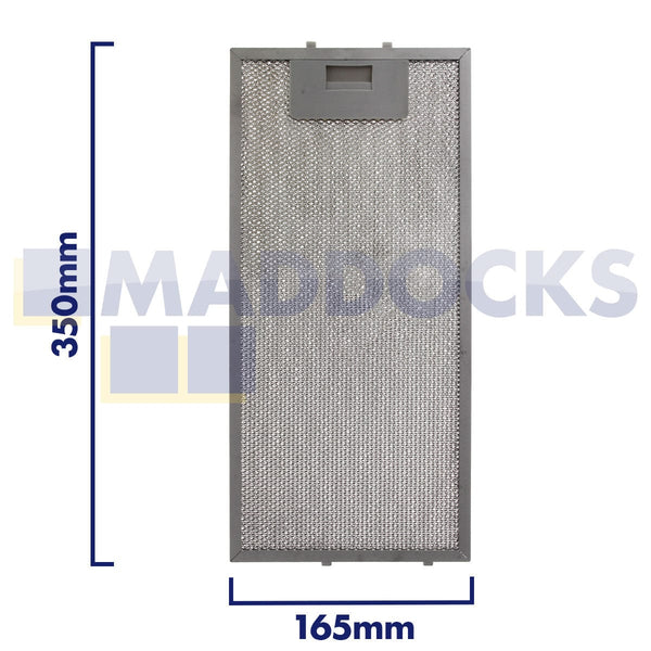 Spare and Square Oven Spares Universal 165mm x 350mm Wire Mesh Cooker Hood Filter 14-CH-155 - Buy Direct from Spare and Square