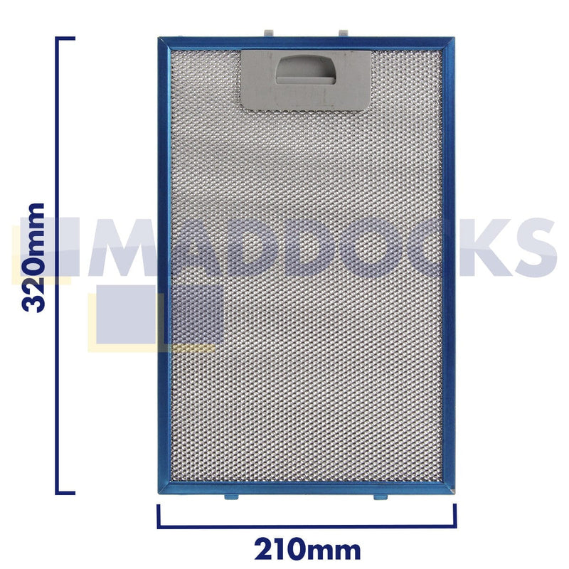 Spare and Square Oven Spares Universal 210mm x 320mm Wire Mesh Cooker Hood Filter 14-CH-170 - Buy Direct from Spare and Square