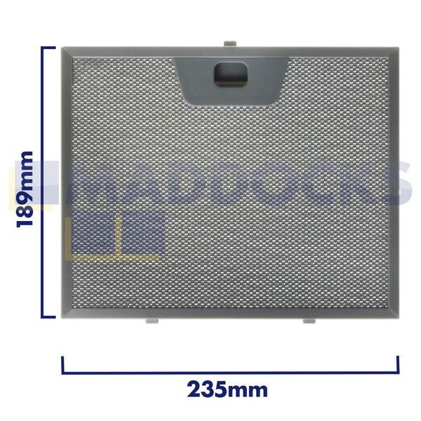 Spare and Square Oven Spares Universal 235mm x 189mm Wire Mesh Cooker Hood Filter 14-CH-176 - Buy Direct from Spare and Square