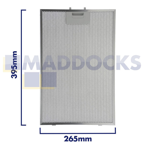 Spare and Square Oven Spares Universal 265mm x 395mm Wire Mesh Cooker Hood Filter 14-CH-185 - Buy Direct from Spare and Square