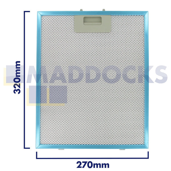 Spare and Square Oven Spares Universal 270mm x 320mm Wire Mesh Cooker Hood Filter 14-CH-224 - Buy Direct from Spare and Square