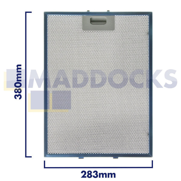 Spare and Square Oven Spares Universal 283mm x 380mm Wire Mesh Cooker Hood Filter 14-CH-196 - Buy Direct from Spare and Square