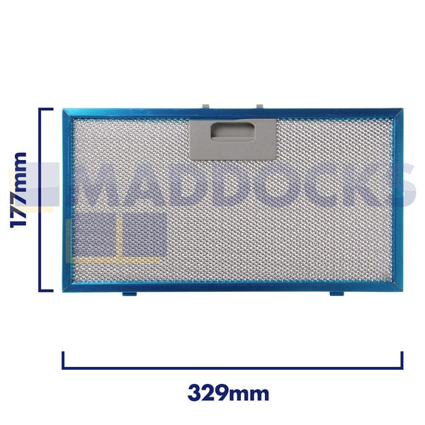 Spare and Square Oven Spares Universal 329mm x 177mm Wire Mesh Cooker Hood Filter 14-CH-209 - Buy Direct from Spare and Square