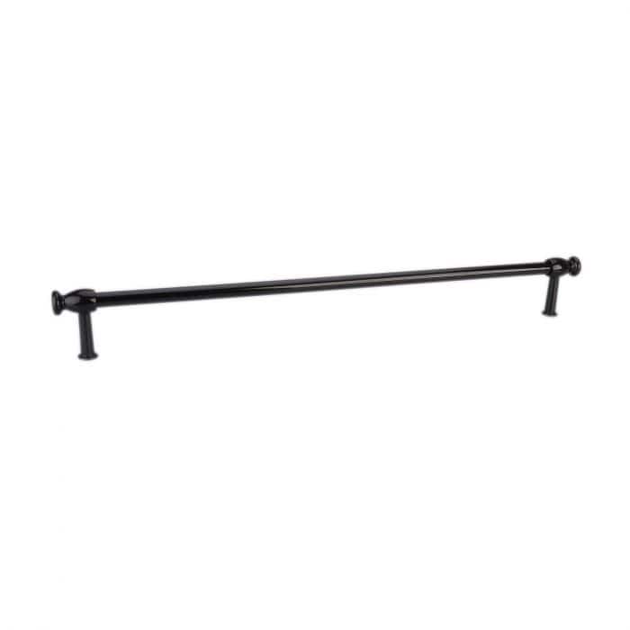 Spare and Square Oven Spares Universal Cooker Door Handle - Cut To Size - Black - Maximum Length 60cm With Ends - Towel Rail Type CS155 - Buy Direct from Spare and Square