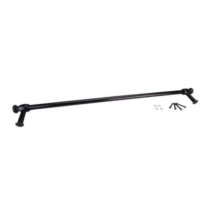 Spare and Square Oven Spares Universal Cooker Door Handle - Cut To Size - Black - Maximum Length 60cm With Ends - Towel Rail Type CS155 - Buy Direct from Spare and Square