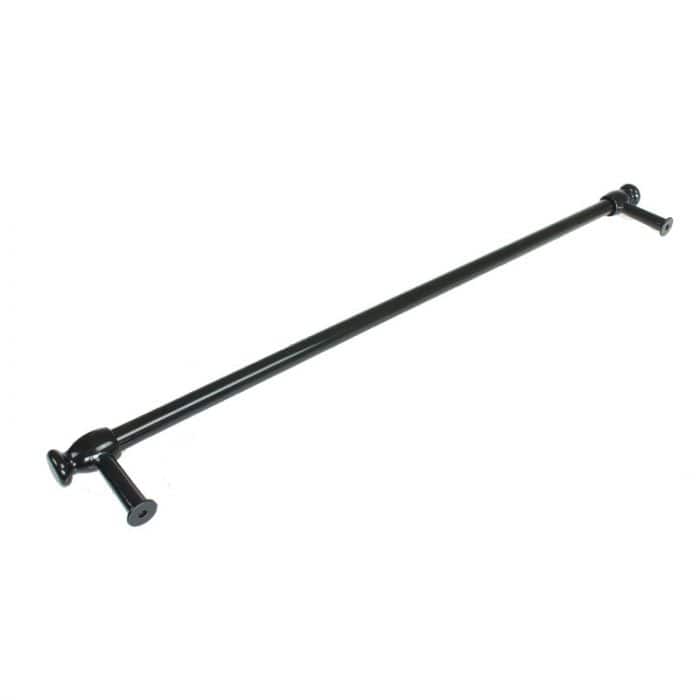 Spare and Square Oven Spares Universal Cooker Door Handle - Cut To Size - Black - Maximum Length 60cm With Ends - Towel Rail Type CS155 - Buy Direct from Spare and Square