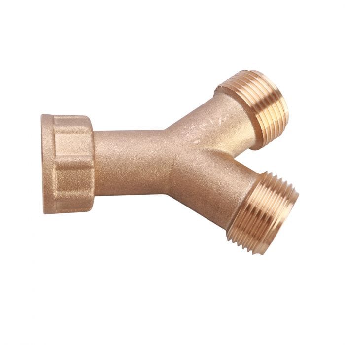 Spare and Square Plumbing Miscellaneous Brass Y Piece Connector - 3/4" PLG47 - Buy Direct from Spare and Square