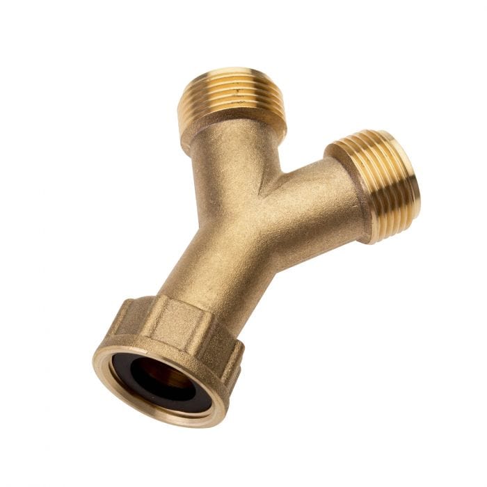 Spare and Square Plumbing Miscellaneous Brass Y Piece Connector - 3/4" PLG47 - Buy Direct from Spare and Square