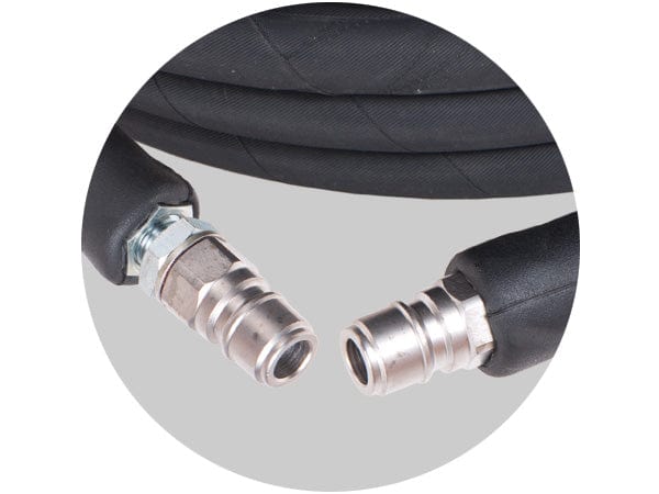 Spare and Square Pressure Washer Spares 3/8" ARS350 QR High Pressure 2 Wire Rubber Hose - 20 Meter Pressure Washer Hose HP4800QR-20 - Buy Direct from Spare and Square