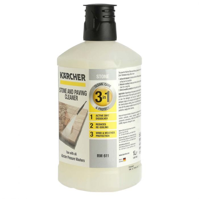 Spare and Square Pressure Washer Spares Karcher Pressure Washer Stone & Facade Cleaning Solution - 1 Litre 62957650 - Buy Direct from Spare and Square