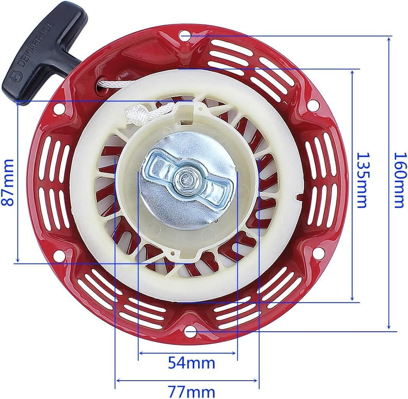 Spare and Square Pressure Washer Spares Replacement Recoil Starter Assembly For Honda GX120 GX160 GX200 GX140 5.5HP 6.5HP Engines COMPAT-28400-ZE1-003ZF - Buy Direct from Spare and Square