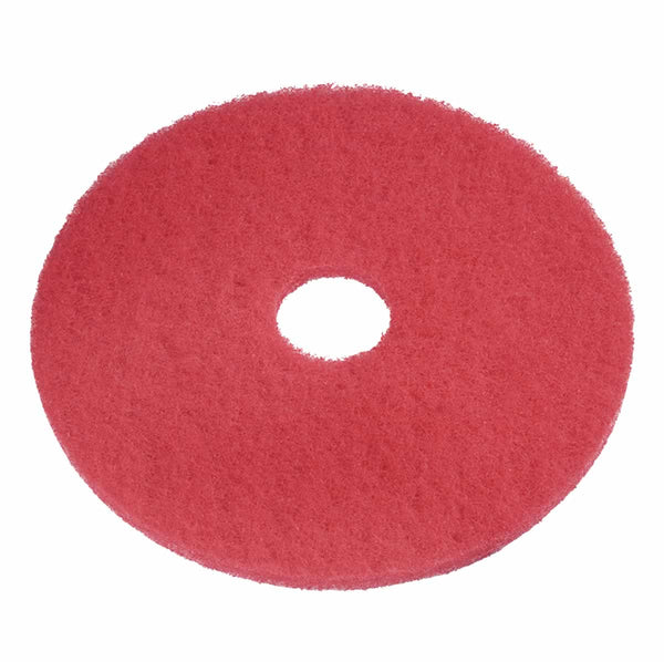Spare and Square Scrubber Dryer Spares High Quality 10" Red Floor Pads - Box Of 5 - 10 inch Red Pads 10 Inch red - Buy Direct from Spare and Square