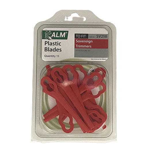 Spare and Square Strimmer Spares Sovereign Grass Trimmer / Strimmer Plastic Blades - Pack of 15 - SV218 32-GL-450 - Buy Direct from Spare and Square